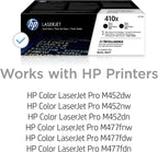 HP 410X CF410XD Black High-Yield Toner Cartridge 2-Pack