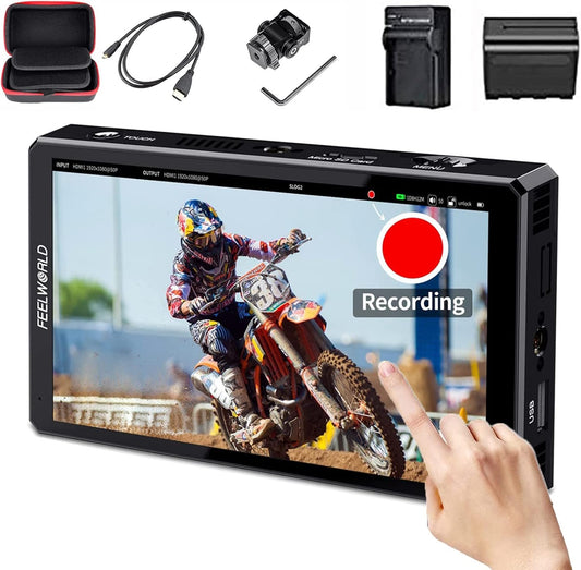 FEELWORLD CUT6 6-Inch 4K HDMI Recording Monitor Kit