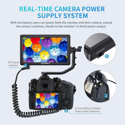 FEELWORLD AU-FW568 V3 6" 4K HDMI Camera Monitor