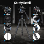 Sirui Traveler X Carbon Fiber Tripod Fluid Head