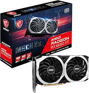 MSI V502-004R Radeon RX 6600 XT MECH 2X OC Graphics Card — main product image