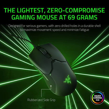 Razer Viper RZ01-02550100-R3U1 - Ultralight Ambidextrous Wired Gaming Mouse