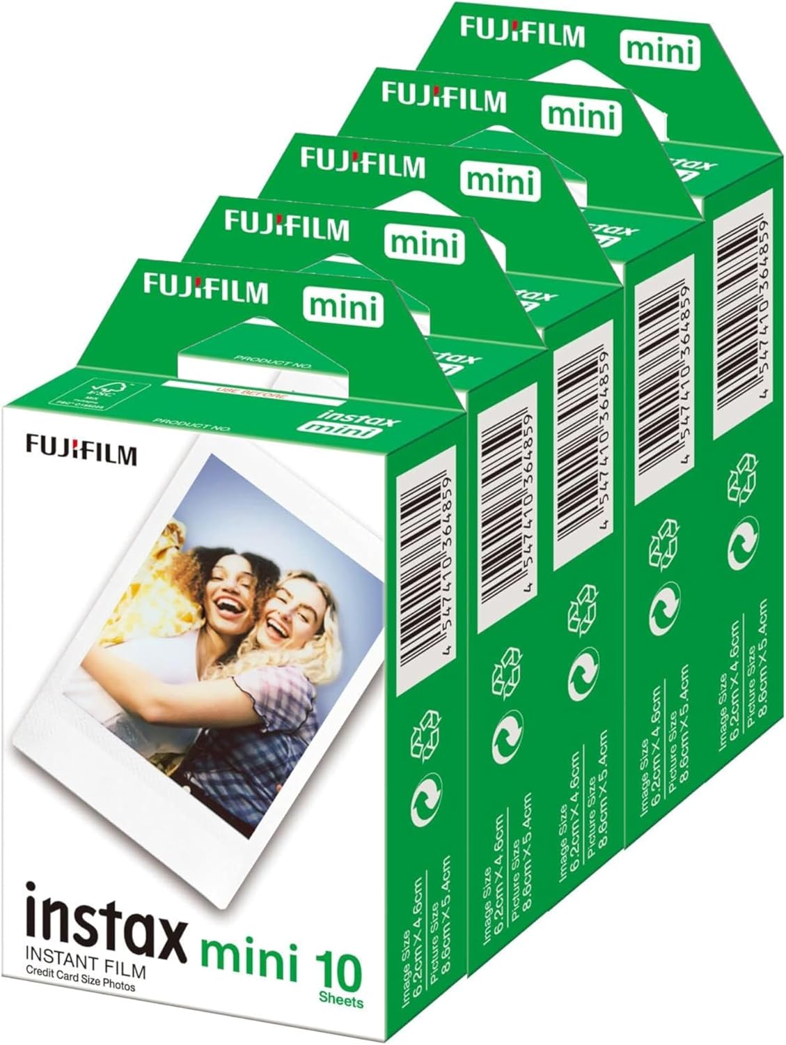 Fujifilm FBA_MAIN-567889 Instax Mini Film 50 Sheets