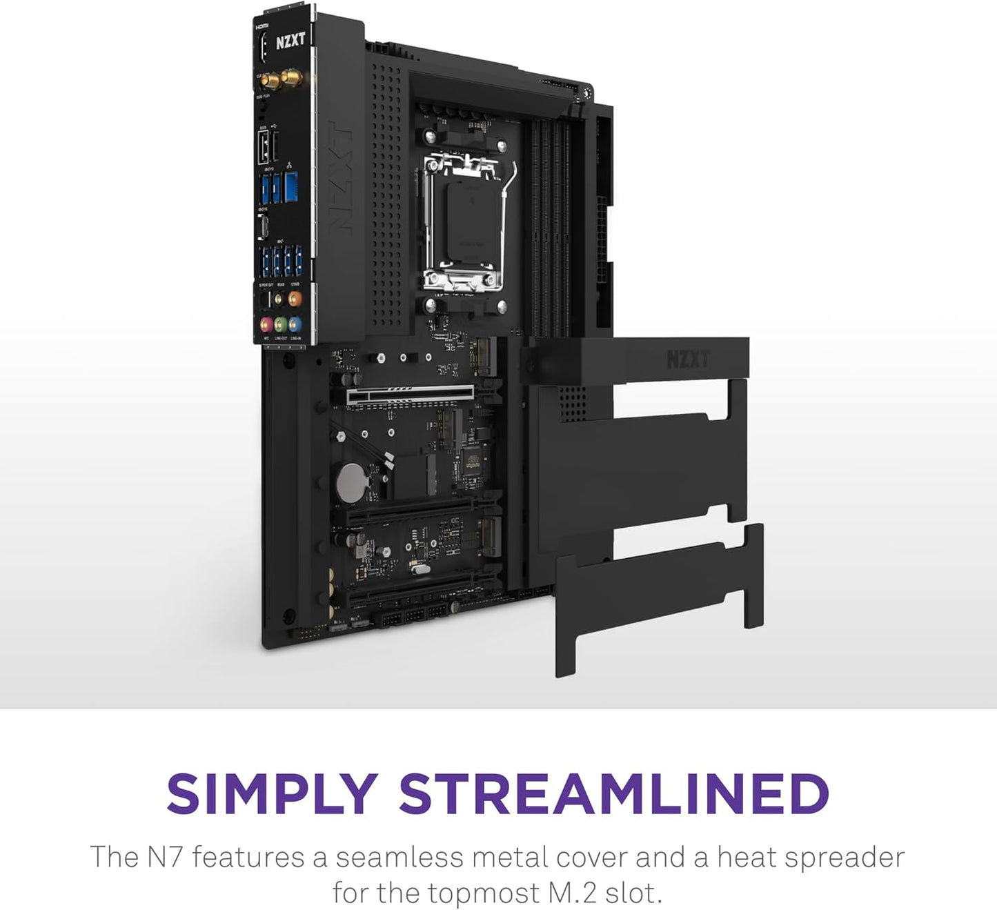 NZXT N7-B65XT-B1 ATX Gaming Motherboard Ryzen AM5