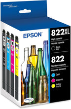 Epson T822XL-BCS Ink Combo Pack - High Capacity DURABrite Ultra