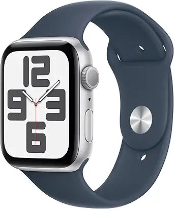 Apple SE (2nd Gen) 44mm Silver Aluminum Smartwatch