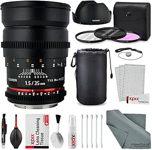 Rokinon CV35-C 35mm T1.5 Cine Lens - Canon EF Mount