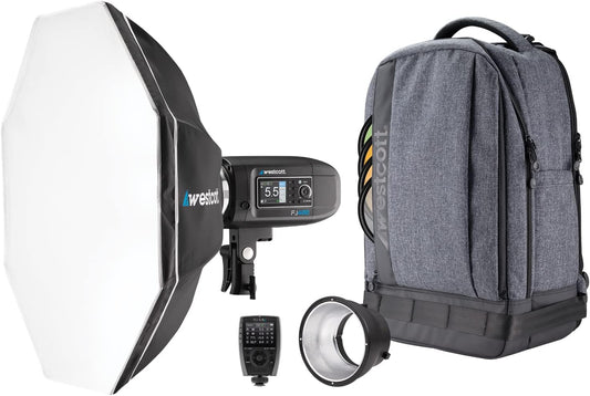 Westcott 4712M FJ400 Strobe 1-Light Backpack Kit