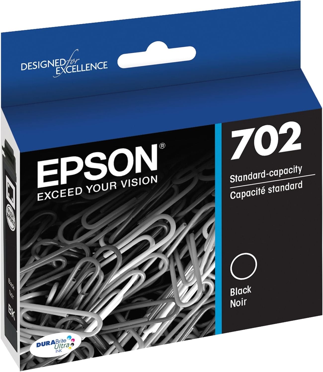 Epson T702120-S 702 Black Ink Cartridge Standard Capacity