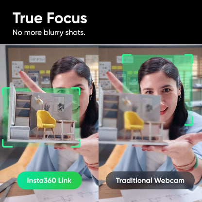 Insta360 Link - PTZ 4K AI Webcam