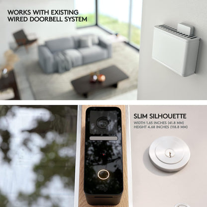 Logitech Circle View HomeKit Wired Video Doorbell