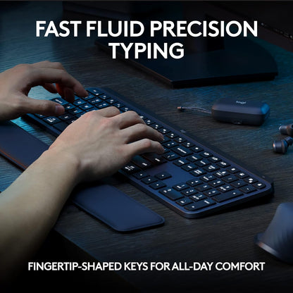 Logitech 920-011558 MX Keys S Wireless Low Profile Keyboard