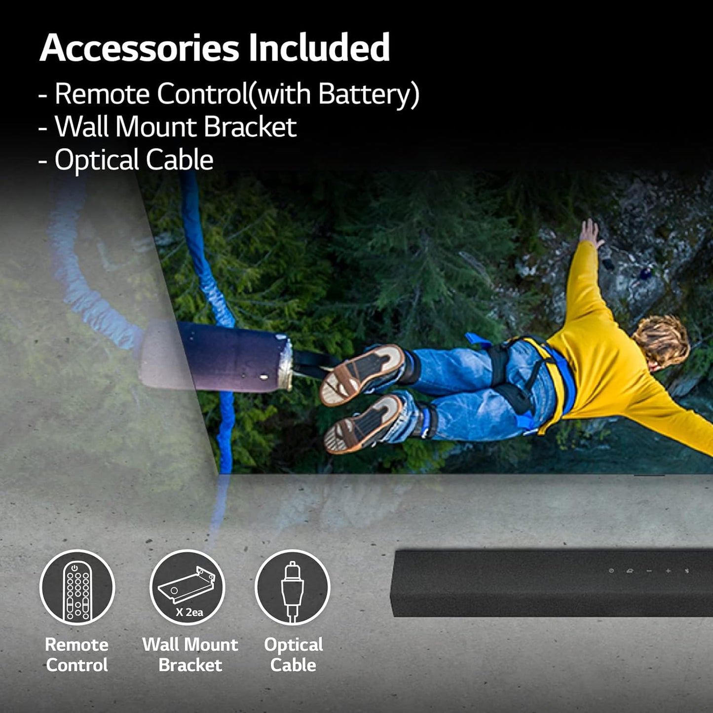 LG S40Q 2.1 Channel Sound Bar with Subwoofer