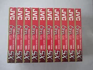 JVC T120DU10 VHS Tape 10-Pack