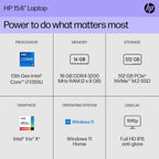 HP 15-fd0099nr 15.6 inch i7 Laptop Windows 11