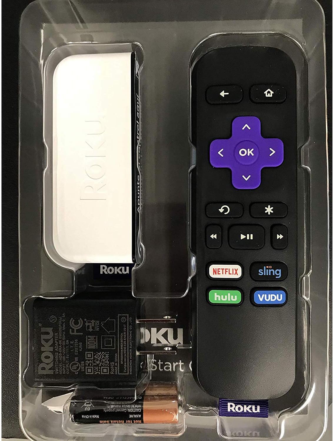 Roku 3900SE HD Streaming Media Player (Renewed)