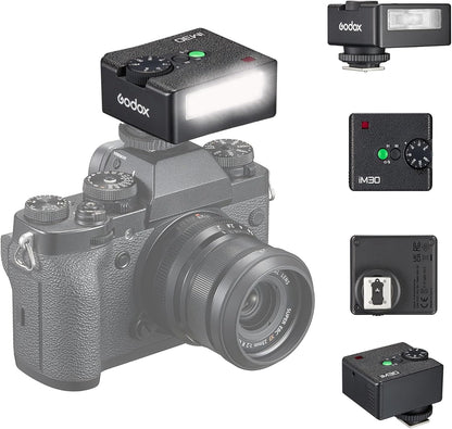 Godox iM30 Mini Camera Flash Speedlite GN15