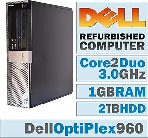 Dell OptiPlex 960 Core 2 Duo Desktop Computer Windows 7