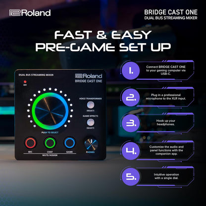 Roland BRC-ONE BRIDGE CAST Streaming Audio Mixer