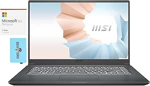 MSI Modern15A654 i5 Laptop 64GB RAM 8TB SSD with MS 365 — main product image