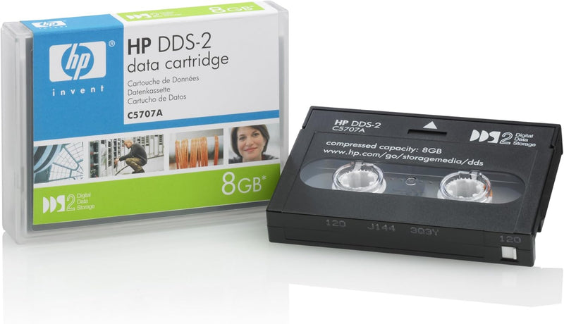 HP HEWC5707A DDS-2 Data Cartridge DAT Tape 8GB — main product image
