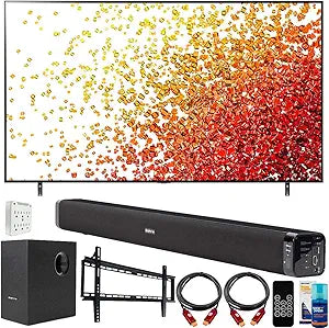 LG E10LG65NANO75UPA 65" NanoCell 4K UHD Smart TV Bundle