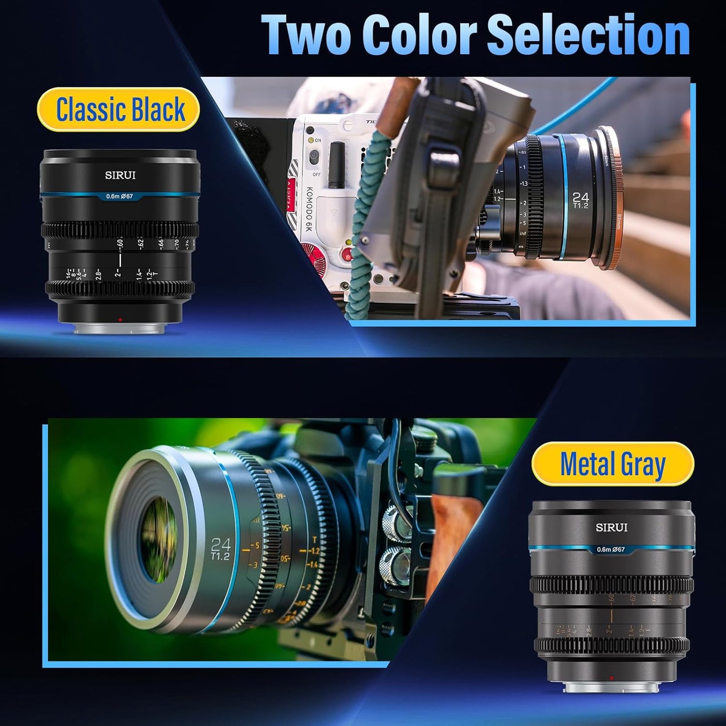 Sirui MS24L-B 24mm T1.2 L Mount Cine Lens