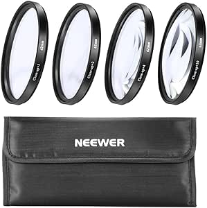 Neewer 4 Round Close-Up Macro Lenses 62mm