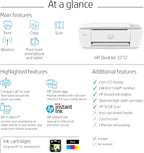 HP T8W88A DeskJet 3772 All-in-One Printer Renewed