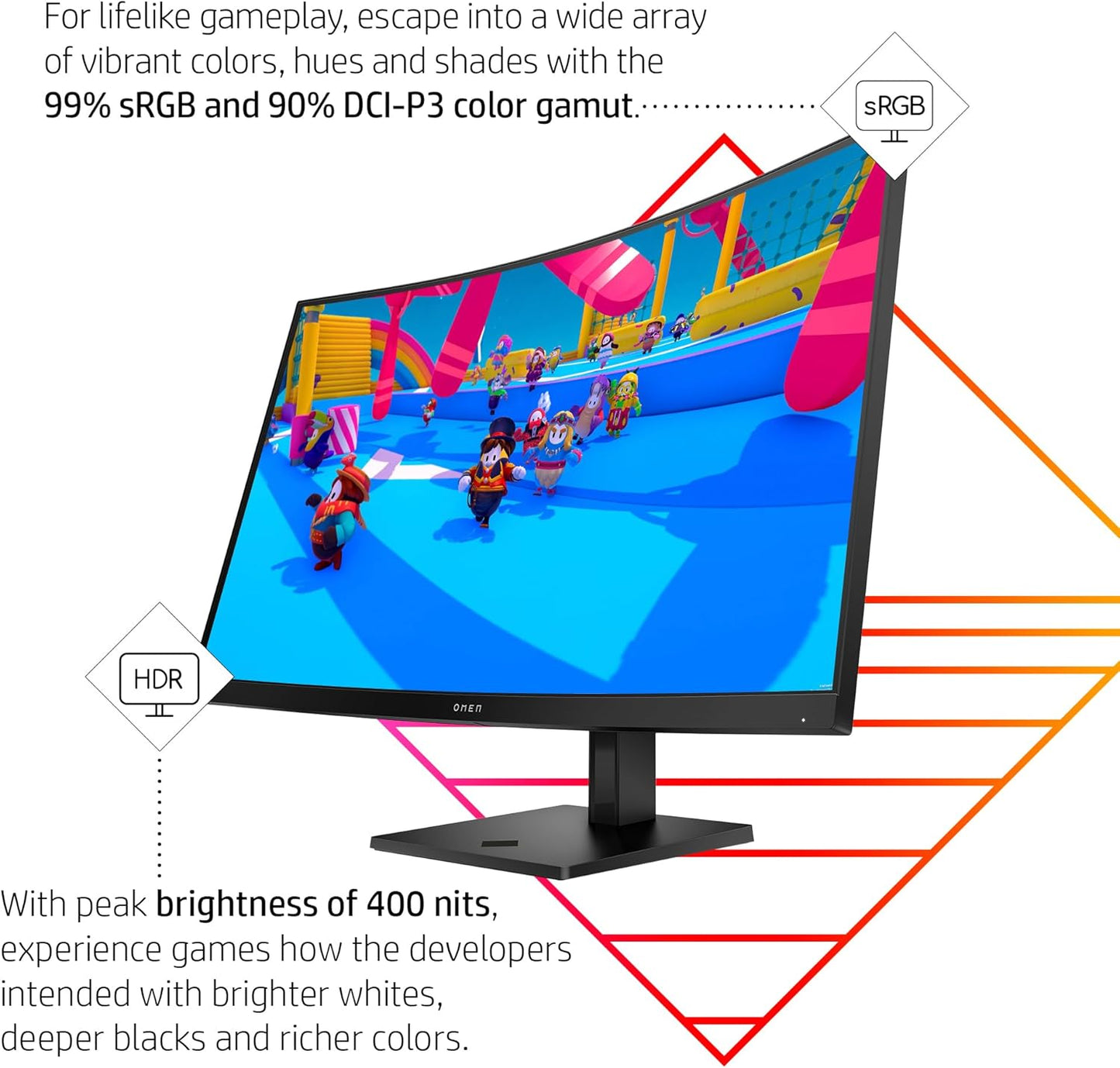 HP OMEN 32c 165Hz QHD Curved Gaming Monitor