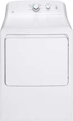 GE GTX33GASKWW 6.2 Cu. Ft. Aluminized Alloy Drum Gas Dryer White