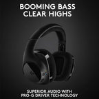 Logitech 981-000632 G533 Wireless DTS 7.1 Surround Gaming Headset