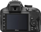 Nikon D3400 Camera AF-P 18-55mm Lens Black DSLR