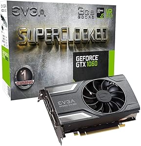 EVGA GTX 1060 03G-P4-6162-KR SC ACX 2.0 3GB Graphics Card (Renewed)