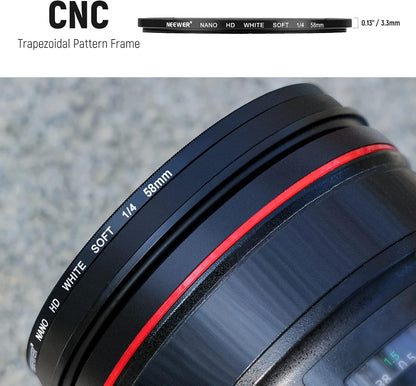 Neewer NW SERIES S 58mm Soft Diffusion Filter - Cinematic Portrait