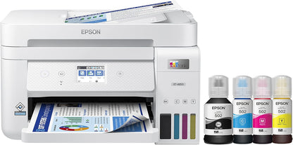 Epson ET-4850 White EcoTank Wireless All-in-One Printer