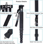 Sirui AM - 306M Aluminum Camera Monopod