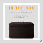 HP 5DC31AA#ABL Spectre Folio Pouch - Waxed Canvas Chocolate