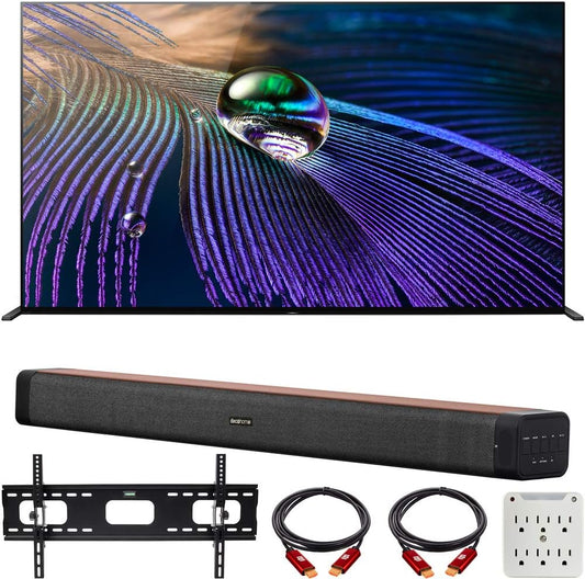 Sony E2SNXR65A90J 65" OLED 4K Smart TV Soundbar Bundle