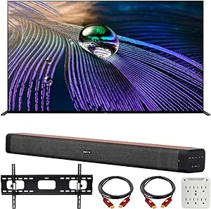 Sony XR65A90J 65-Inch OLED 4K Smart TV Bundle