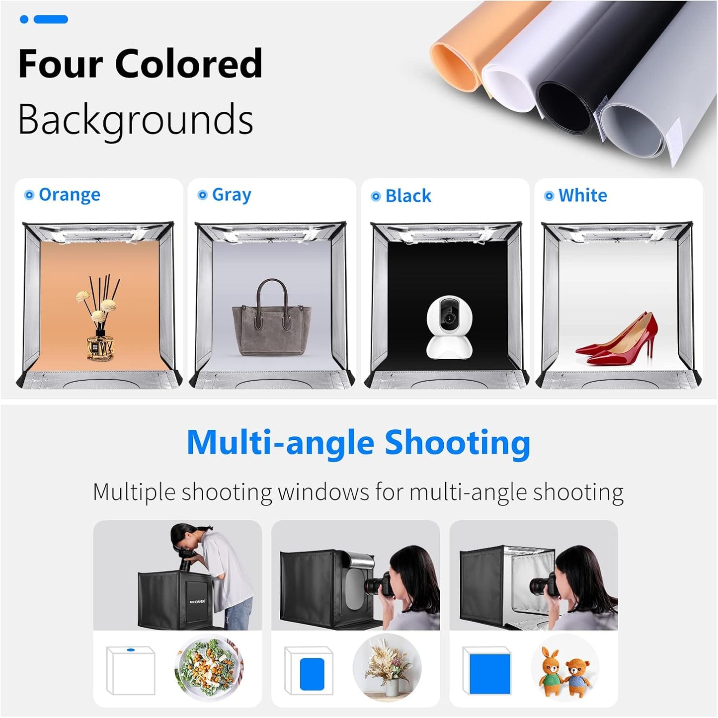 Neewer ZK-RY-02 16" Portable LED Photo Light Box