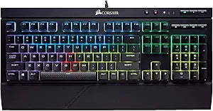 Corsair CH-9102014-NA K68 RGB Mechanical Gaming Keyboard Cherry MX Speed