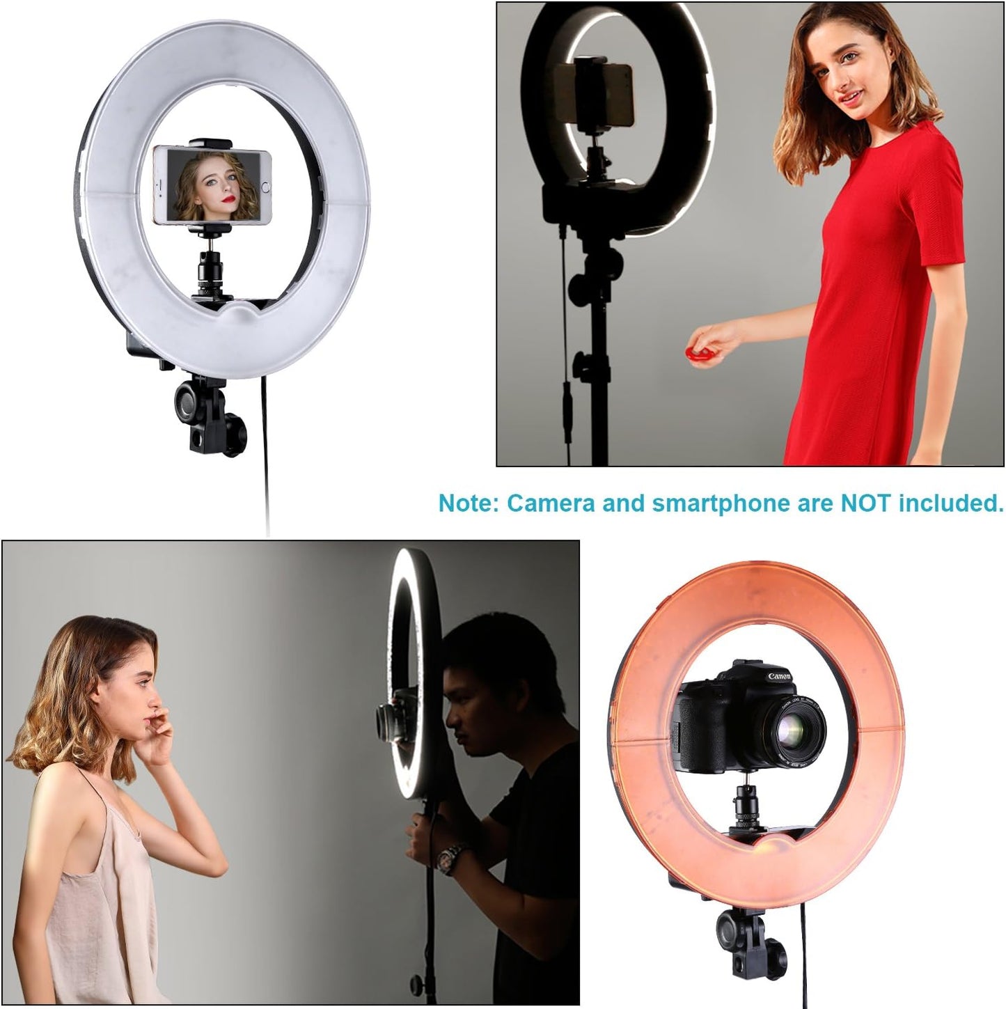 Neewer 10087109 14" LED Ring Light Stand Kit
