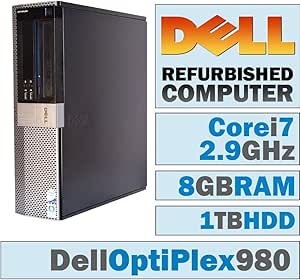 Dell OptiPlex 980 DT i7-870 8GB 1TB HDD DVD-RW (No OS) — main product image