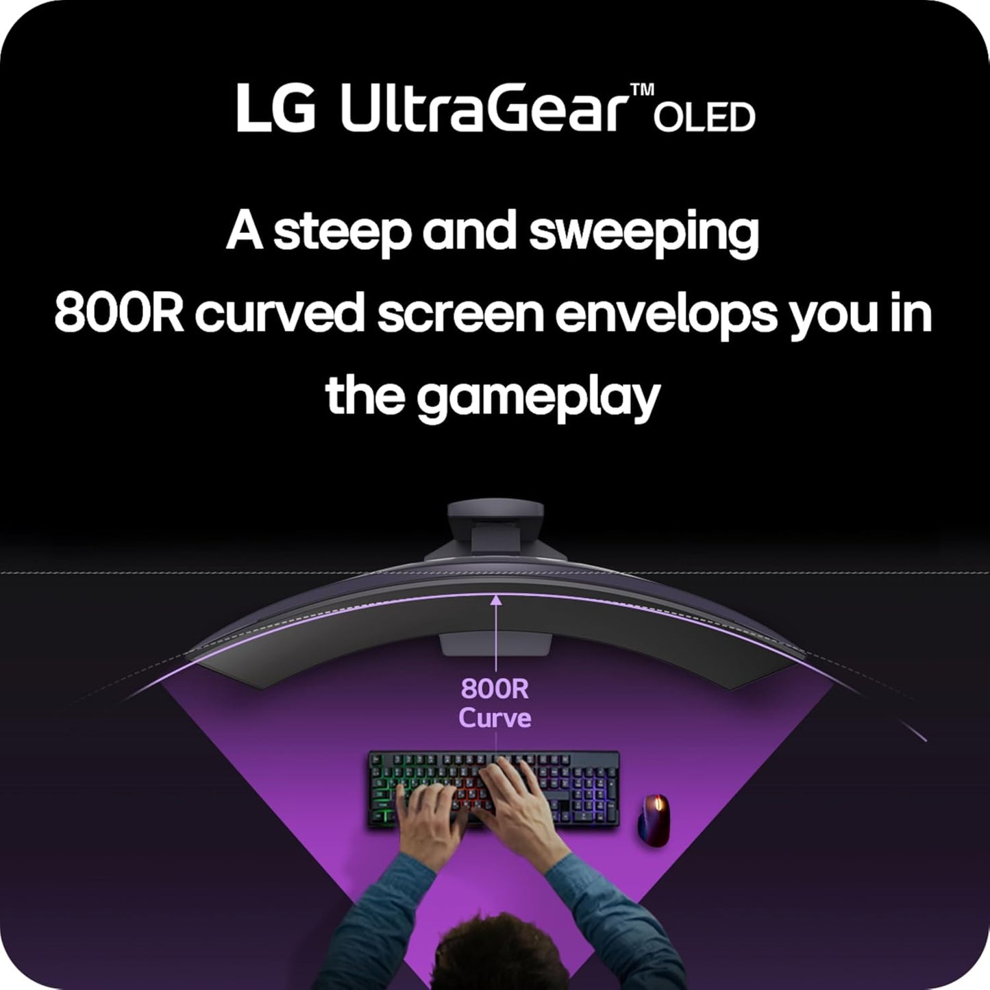 LG 34GS95QE 34" UltraGear OLED Curved Gaming Monitor