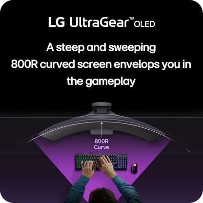 LG 39GS95QE-B.AUS 39" WQHD 240Hz Curved OLED Gaming Monitor
