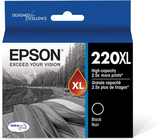 Epson T220XL120-S DURABrite Black Ink Cartridge High Capacity