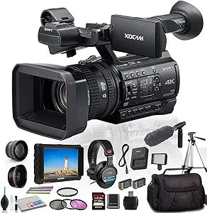 Sony ESONPXWZ150P4 4K Camcorder Bundle Renewed