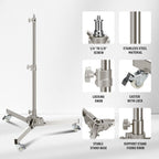 Neewer 10103529 Heavy Duty Light Stand with Casters