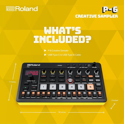 Roland P-6 Creative Sampler AIRA Granular Synth Tool